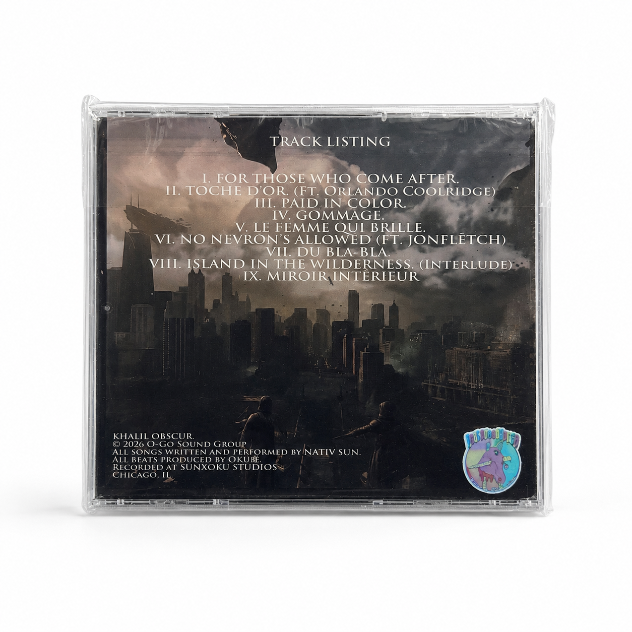 KHALIL OBSCUR. (PHYISCAL EDITION W/ DIGITAL DOWNLOAD)
